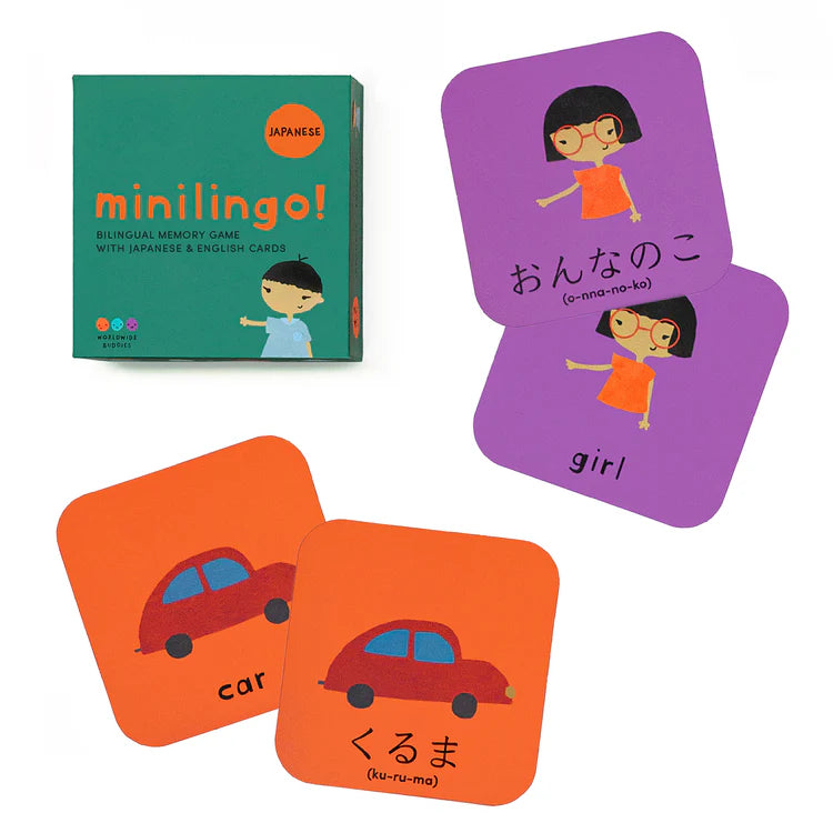 Minilingo Flashcards - Japanese/English