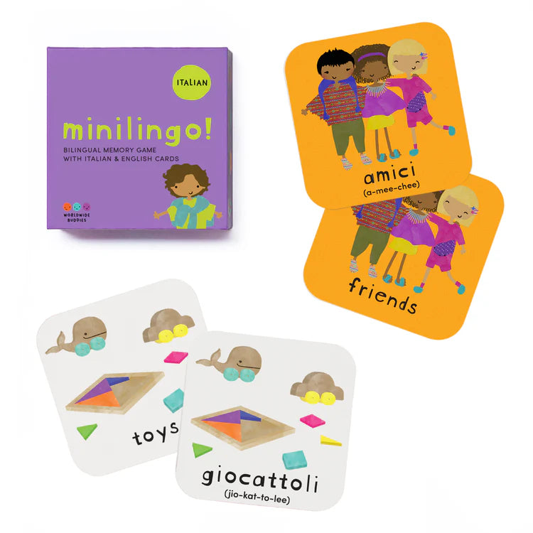 Minilingo Flashcards - Italian/English