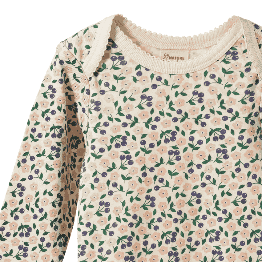 Cotton Bodysuit - Floral