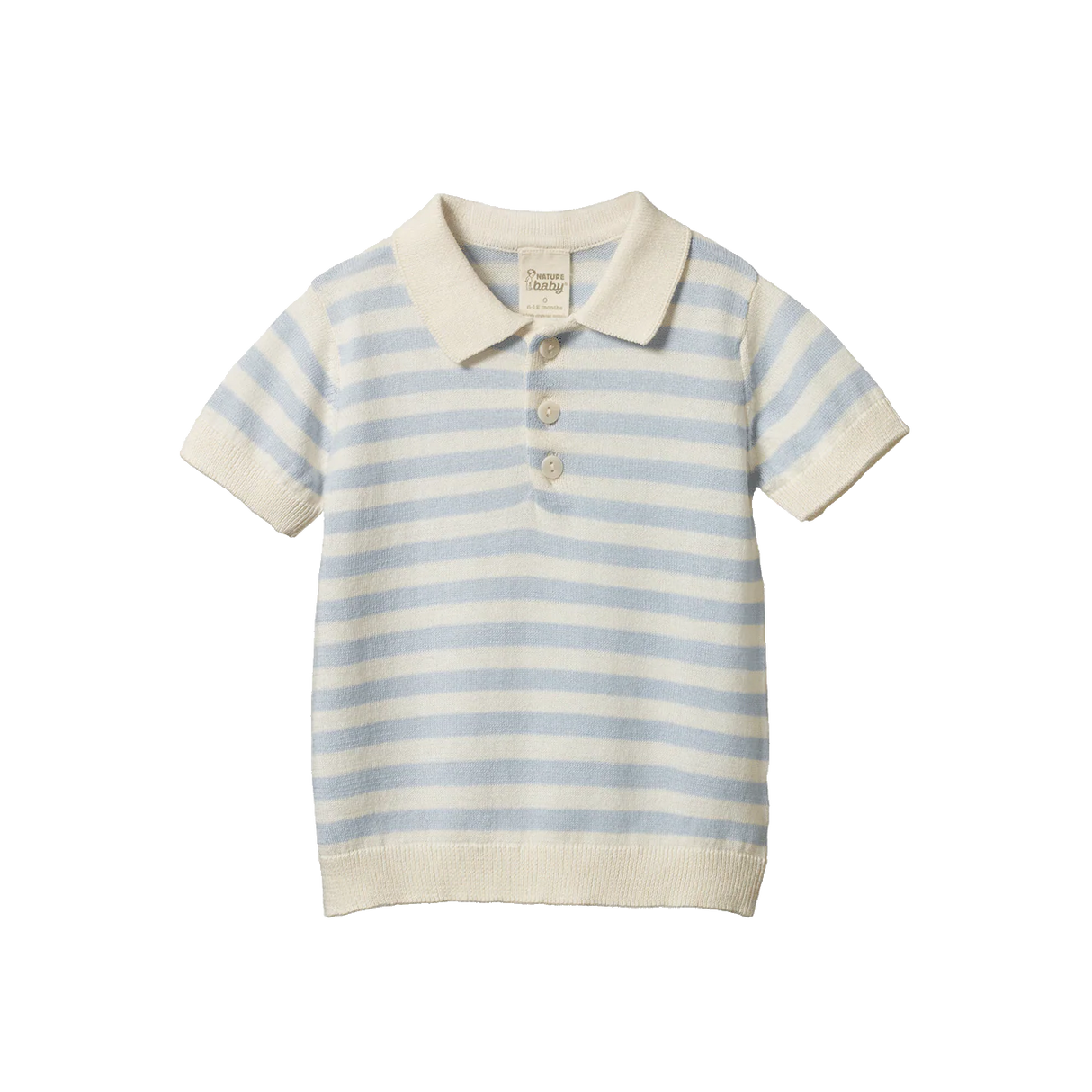 Stevie Polo - Zen Blue Bold Stripe