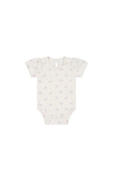 Jamie Kay Cap Sleeve Bodysuit - Thelma Orchid