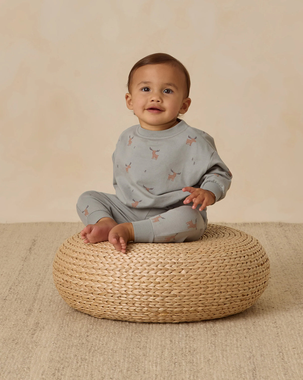 Quincy Mae Relaxed Sweatshirt - Moose