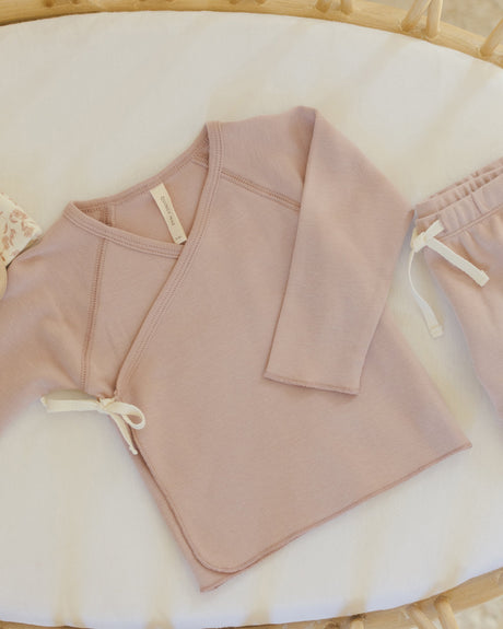 Quincy Mae Jersey Bodysuit Pack - French Garden & Rose Micro Stripe