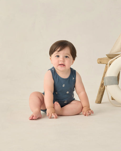Rylee + Cru Sleeveless One Piece - Maritime
