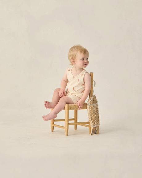 Rylee + Cru Sleeveless One Piece - Lobster