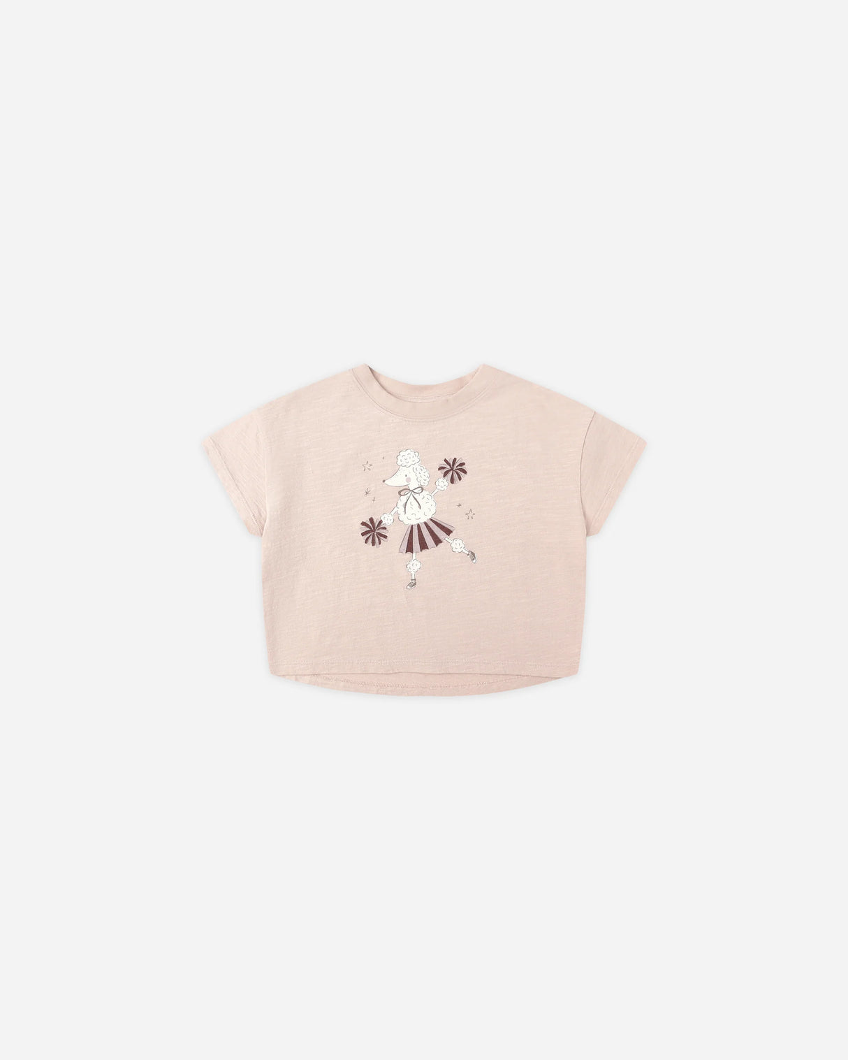 Rylee + Cru Boxy Tee - Poodle