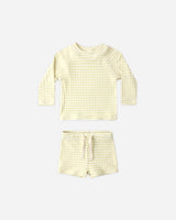 Rylee + Cru Rashguard Set - Citron Stripe