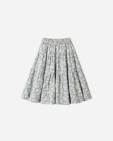 Rylee + Cru Tiered Midi Skirt - Hydrangea