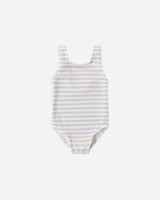 Rylee + Cru Moxie One Piece - Periwinkle Stripe