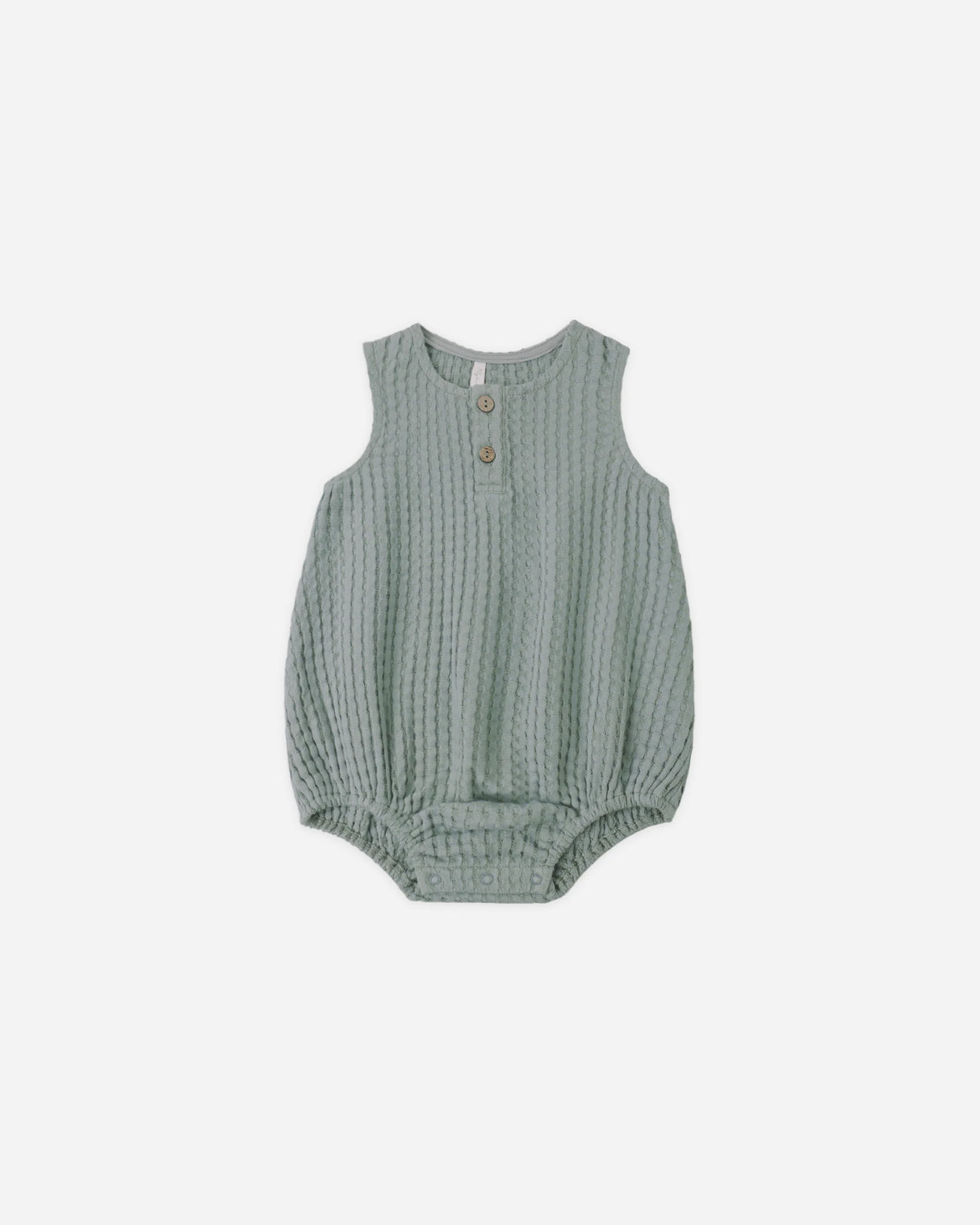 Rylee + Cru Beau Romper - Sea Green