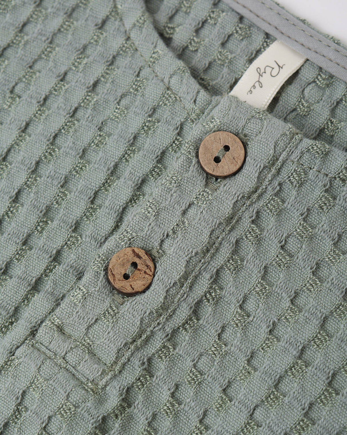 Rylee + Cru Beau Romper - Sea Green