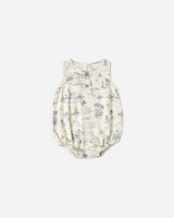 Rylee + Cru Beau Romper - Ocean Toile