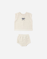 Rylee + Cru Scallop Knit Set - Natural