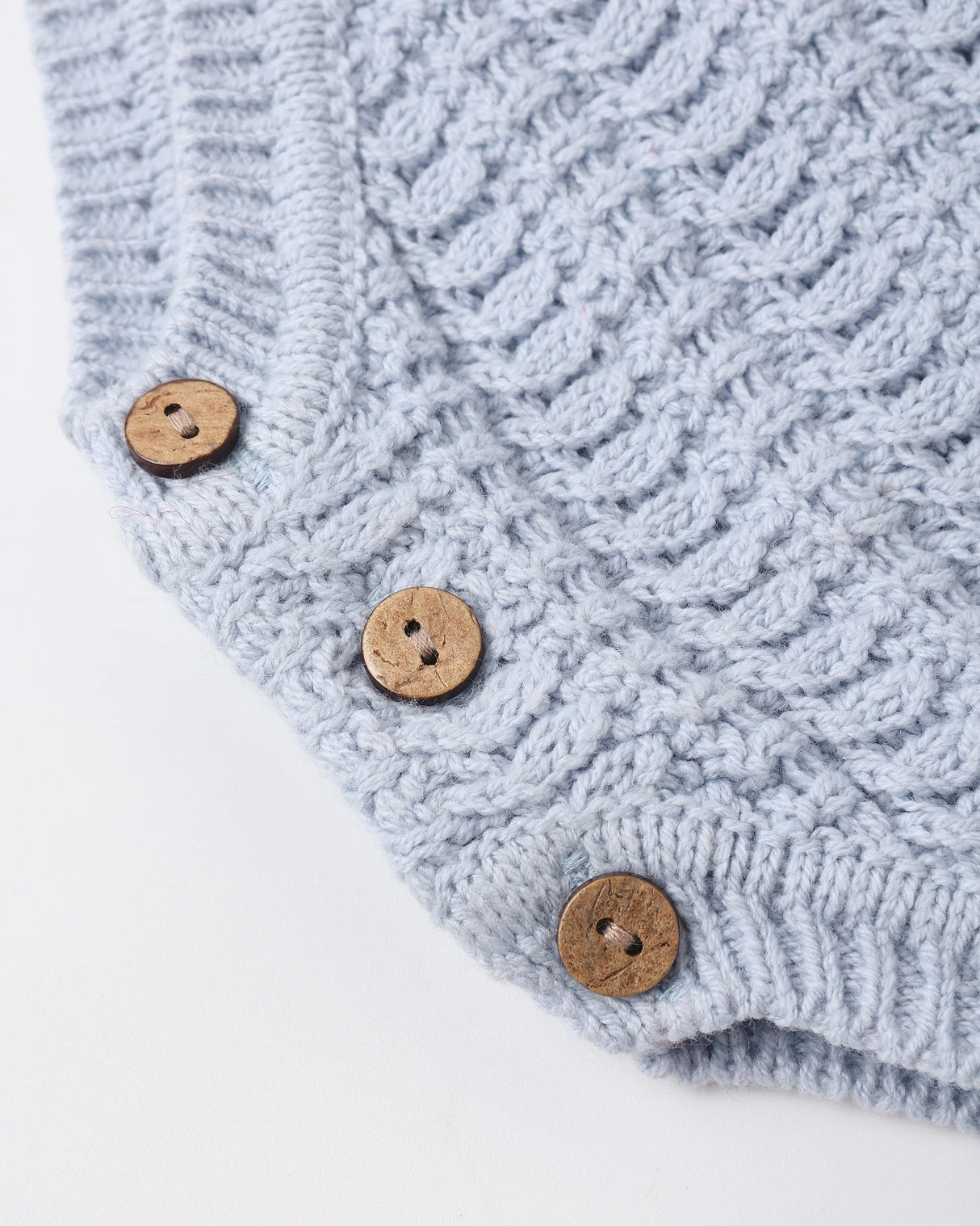 Rylee + Cru Crochet Romper - Periwinkle