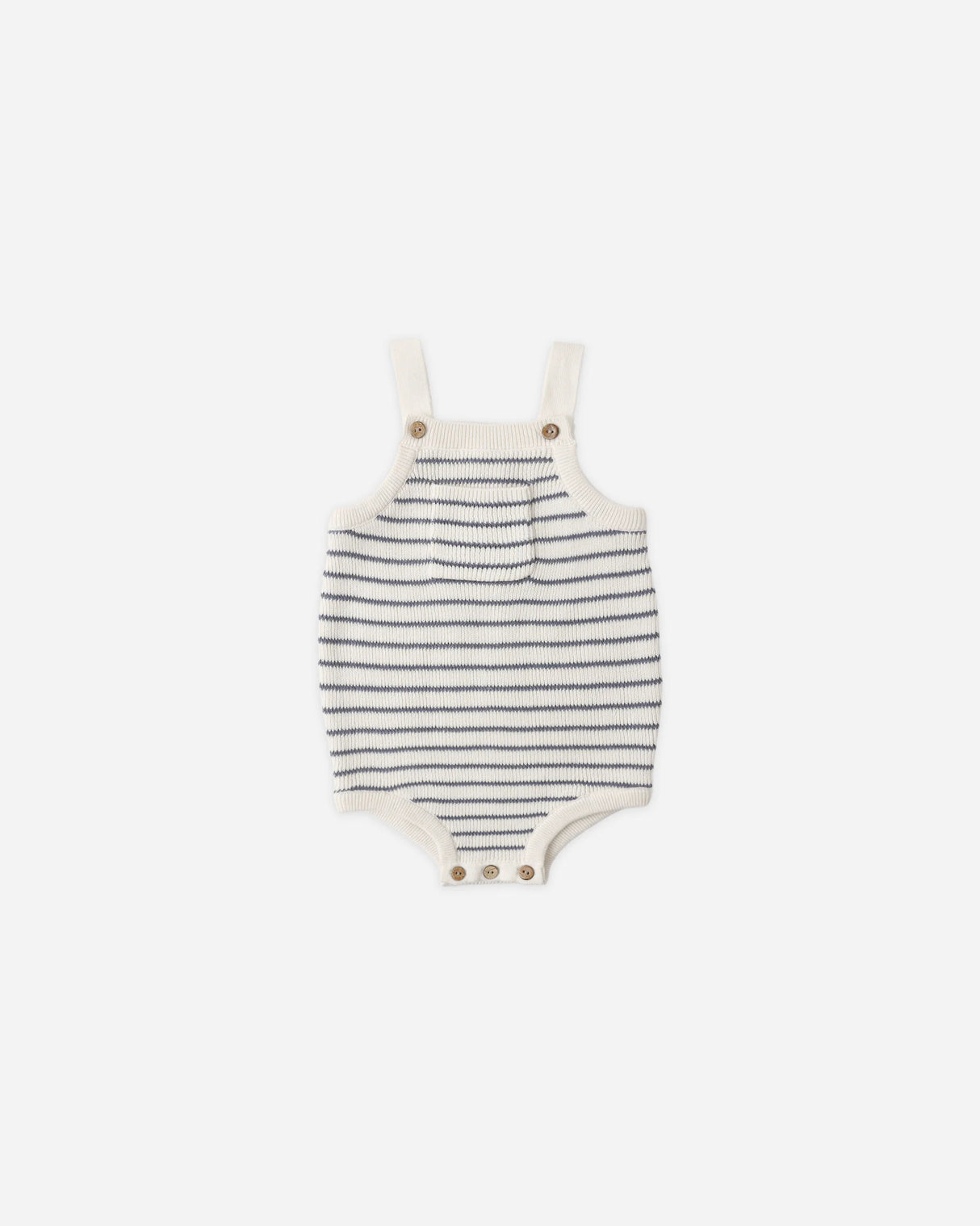 Rylee + Cru Ashton Knit Romper - Marine Stripe