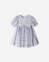 Rylee + Cru Rose Dress - Periwinkle