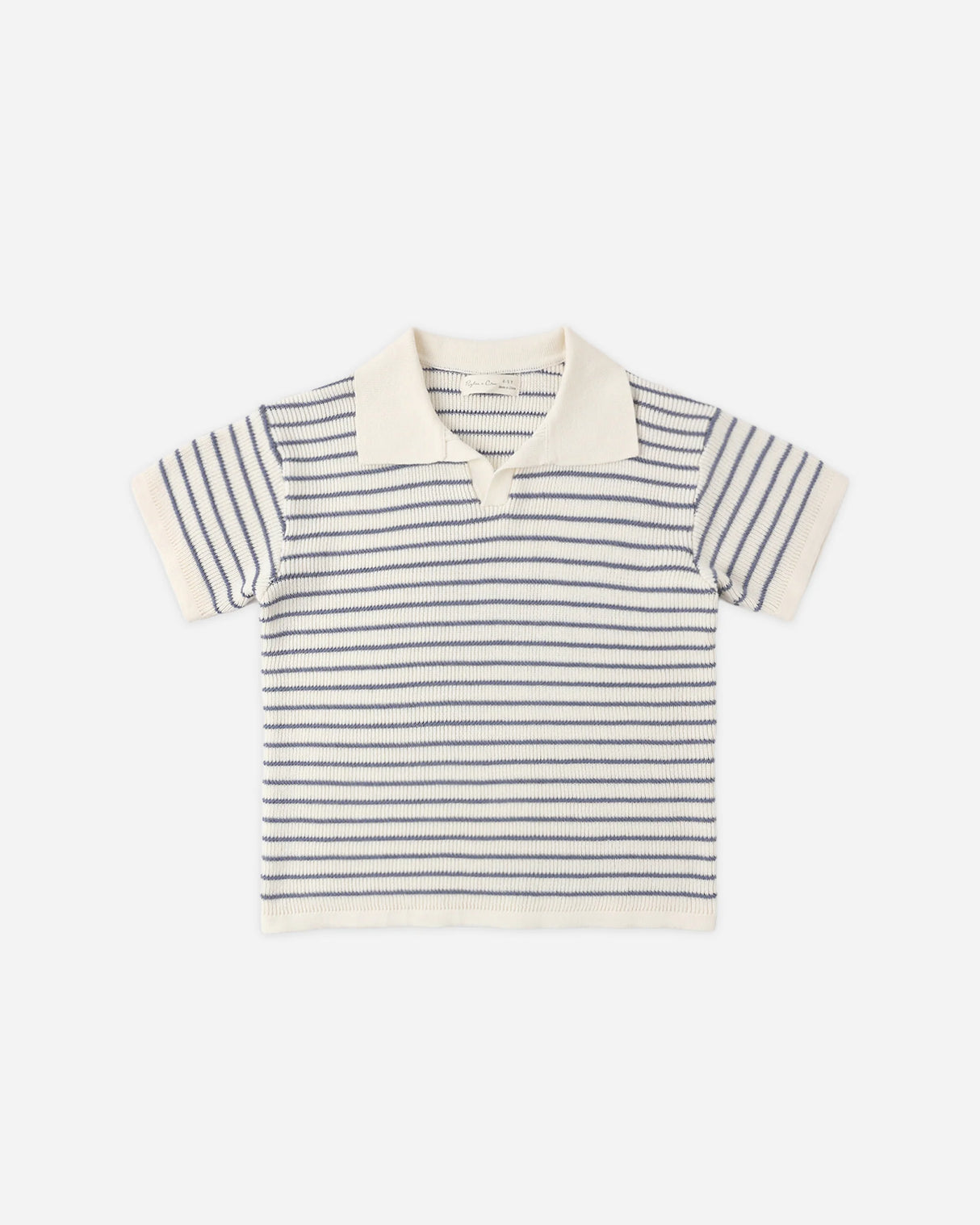 Rylee + Cru Chandler Knit Polo - Marine Stripe