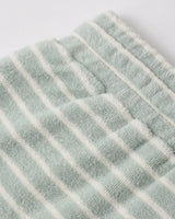 Rylee + Cru Terry Short - Seafoam Stripe