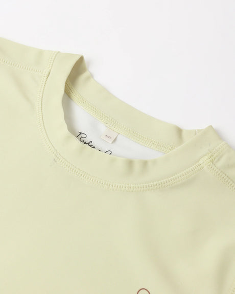 Rylee + Cru Short Sleeve Rashguard - Citron