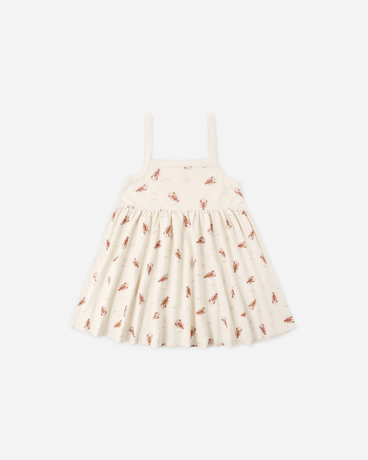 Rylee + Cru Lea Dress - Lobster