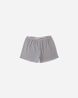 Rylee + Cru Pointelle Shorts - Navy Stripe