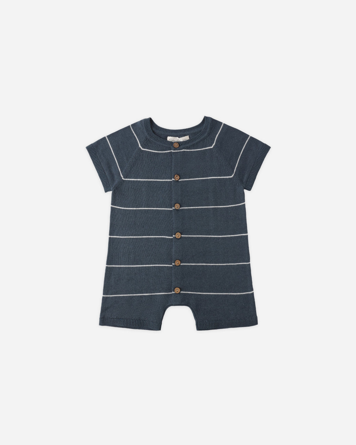 Rylee + Cru Liam Knit Romper - Navy Stripe