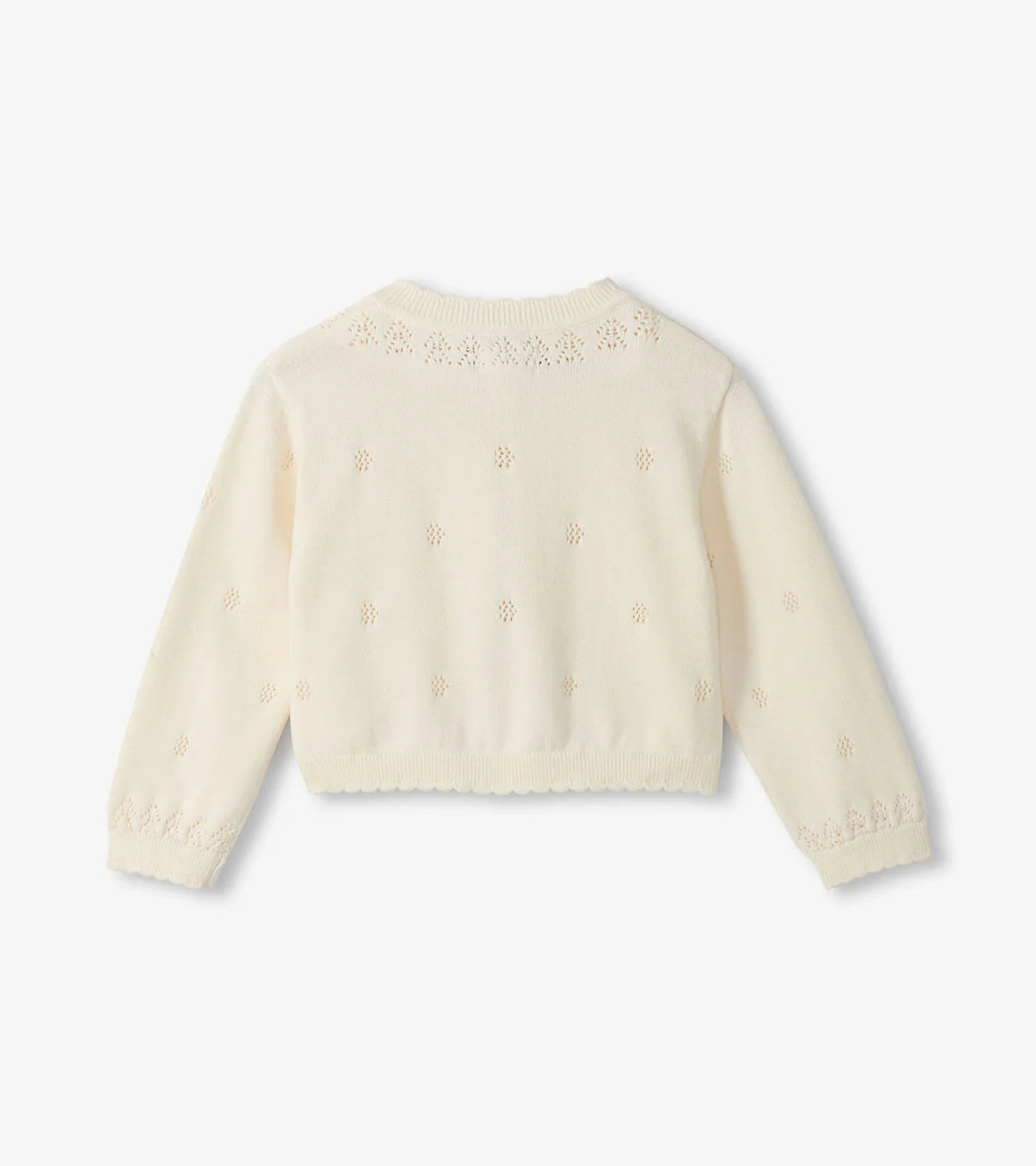 Pointelle Knit Cardigan