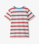 Striped Crewneck Tee - East Coast