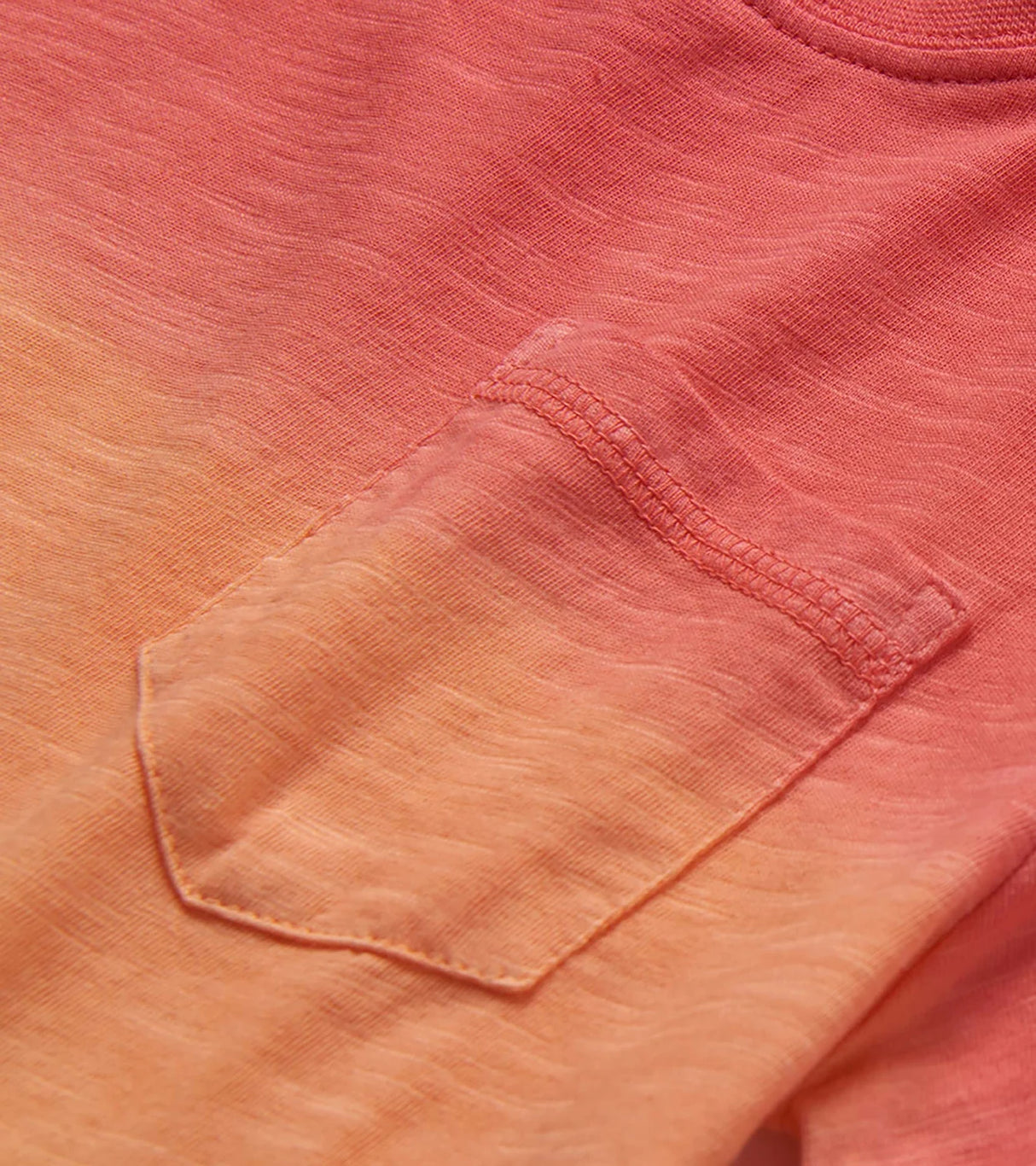 Crew Neck T-Shirt - Gradient Sunset