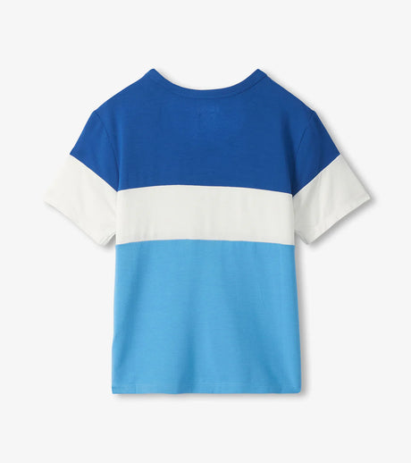 Color Block Tee - Niagara