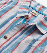 Short Sleeve Button Down - Nautical Stripes