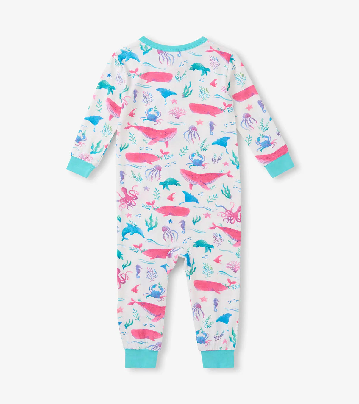 Bamboo Coverall - Painted Sealife