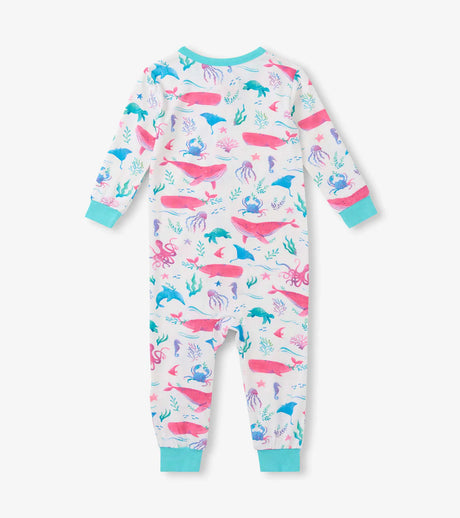 Bamboo Coverall - Painted Sealife