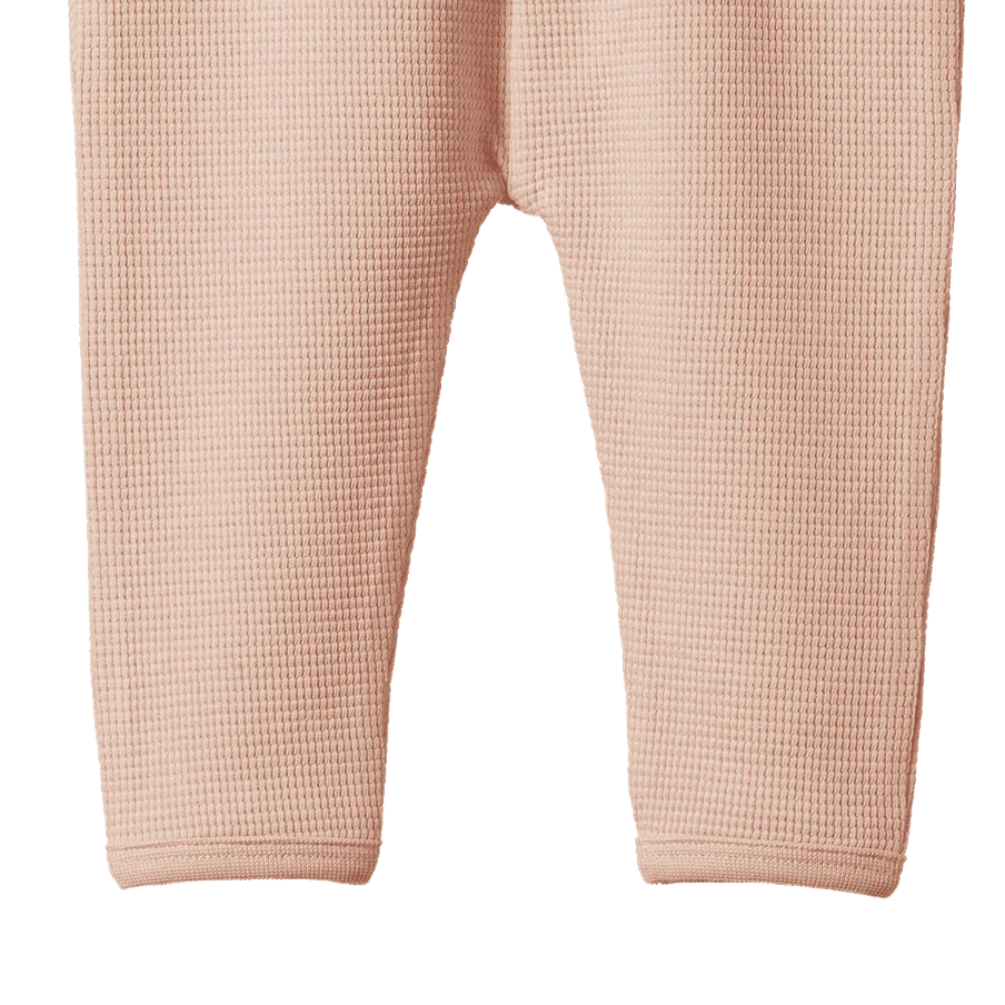 Selby Waffle Pants - Rose Dust