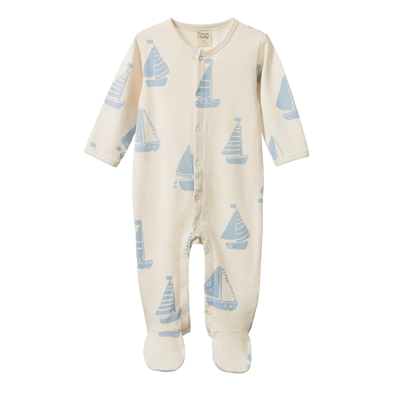 Snap Footie - Regatta Blue