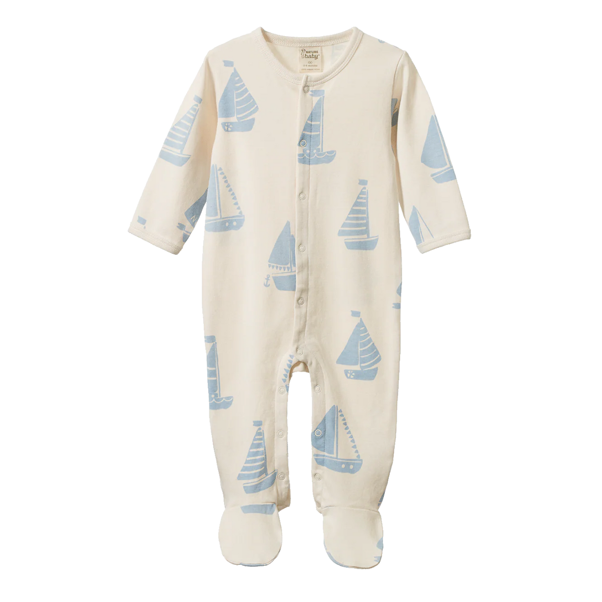 Snap Footie - Regatta Blue