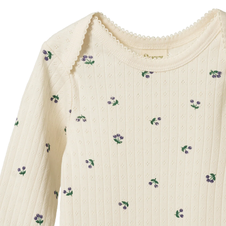 Pointelle Bodysuit - Winter Berry