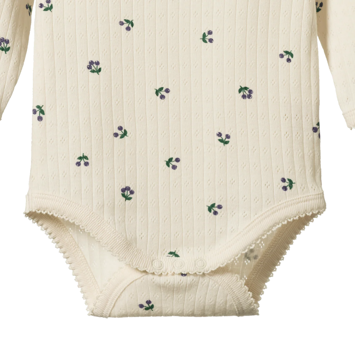 Pointelle Bodysuit - Winter Berry