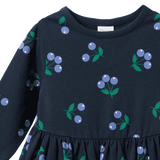 Long Sleeve Twirl Dress - Winter Berry Navy