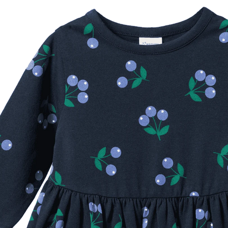 Long Sleeve Twirl Dress - Winter Berry Navy