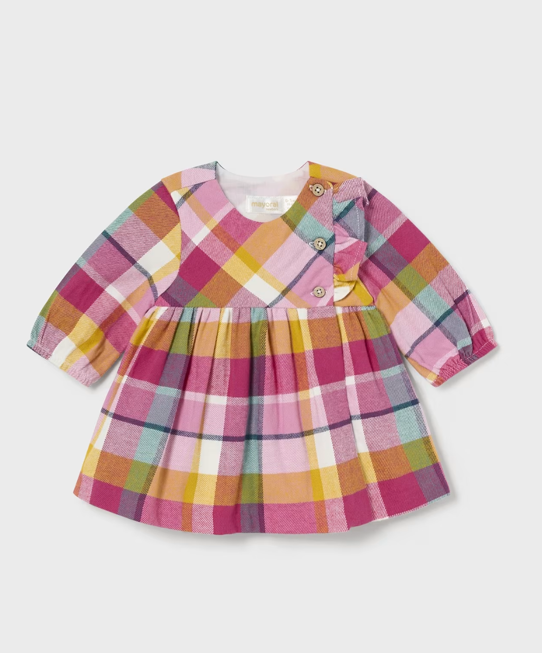 Plaid Dress - Bubblegum FINAL SALE
