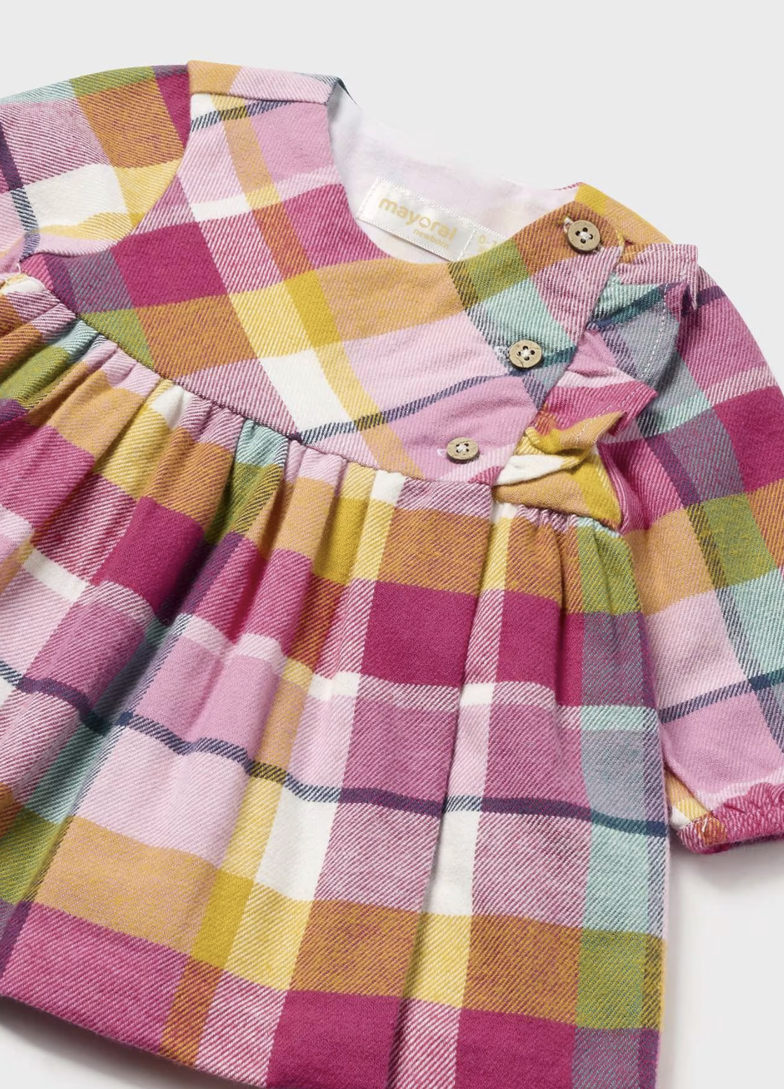 Plaid Dress - Bubblegum FINAL SALE