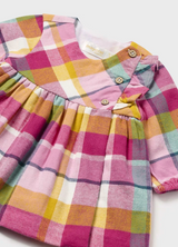 Plaid Dress - Bubblegum FINAL SALE