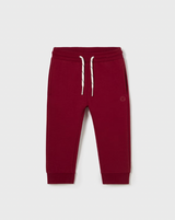Basic Fleece Joggers - Cherry FINAL SALE