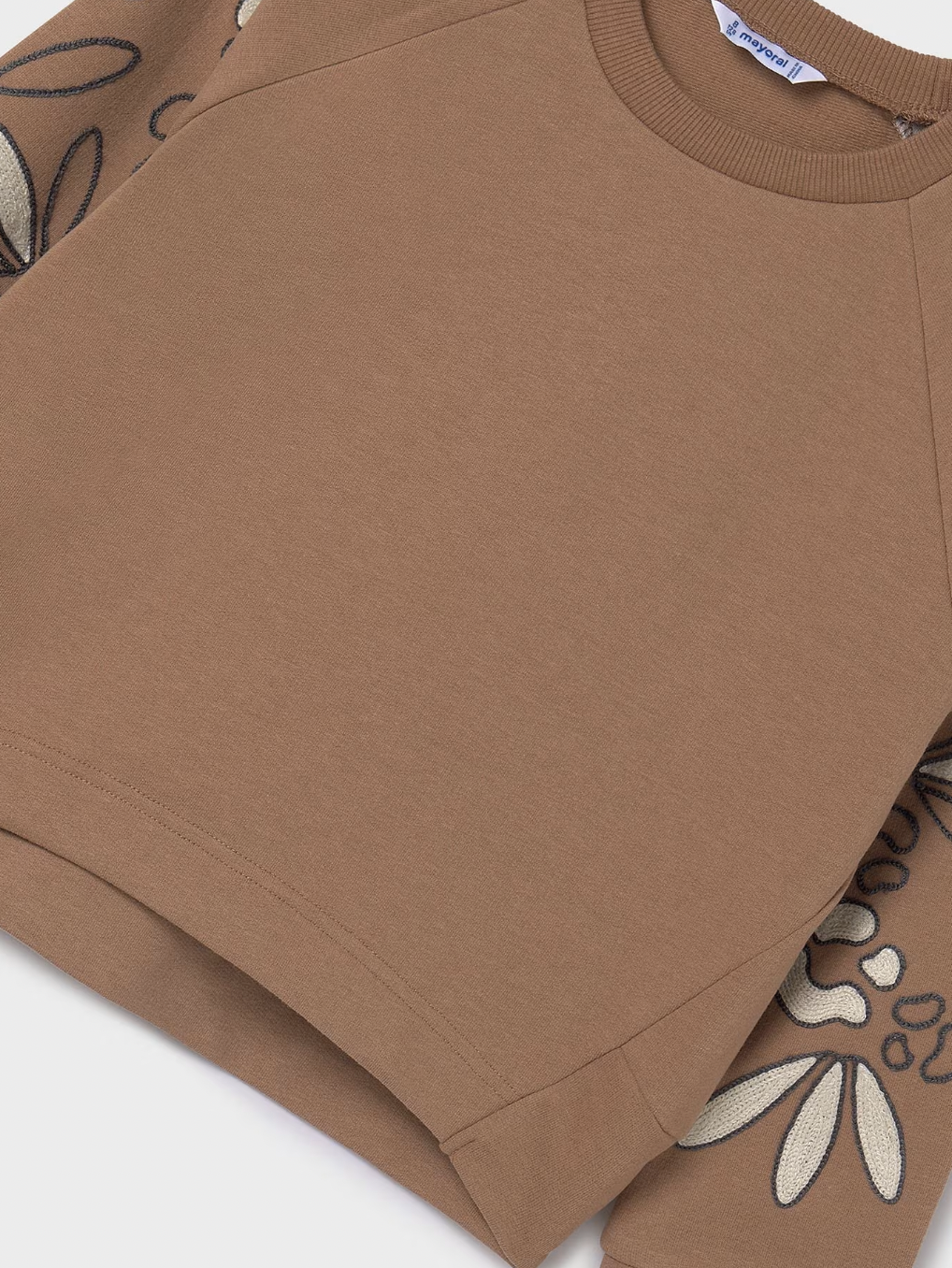 Embroidered Pullover - Cinnamon FINAL SALE