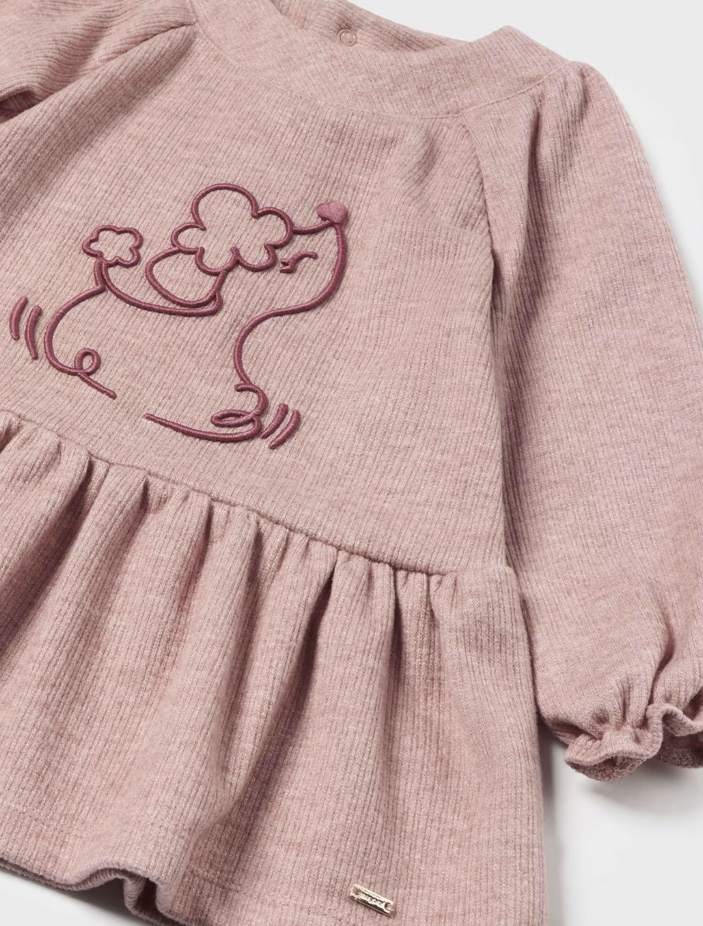 Skirted Dress - Embroidered Pup FINAL SALE