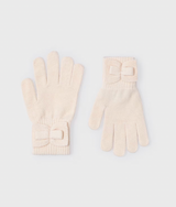 Bow Gloves - Cream