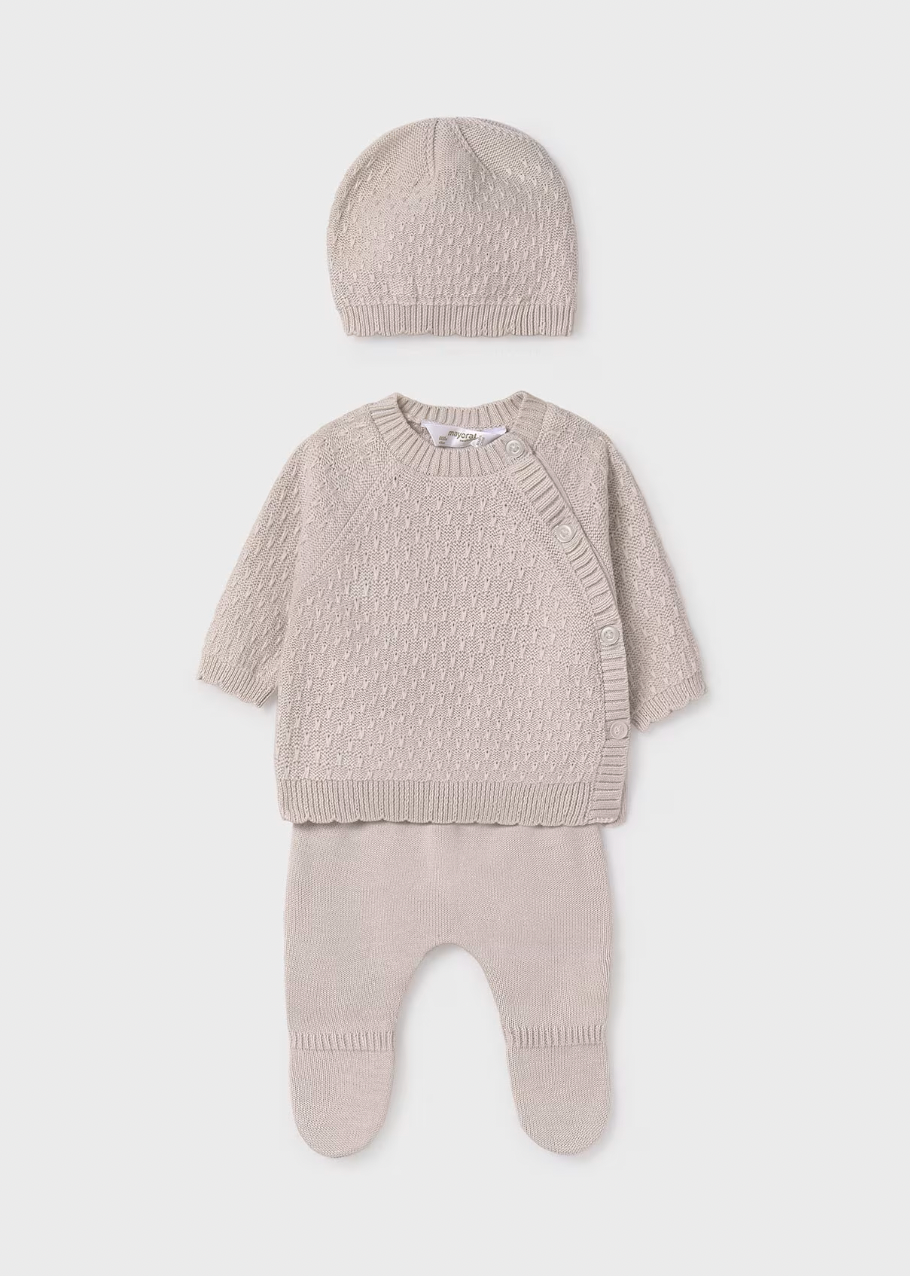 Knit New Baby Gift Set - Beige FINAL SALE