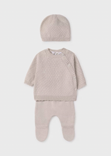 Knit New Baby Gift Set - Beige FINAL SALE