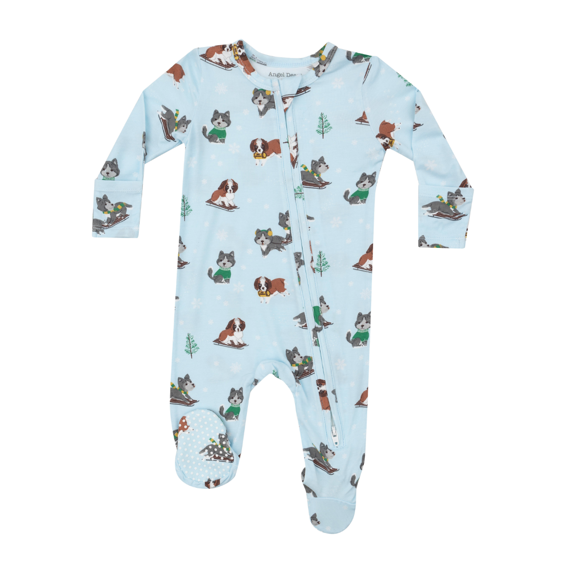Zip Footie - Mush Puppies FINAL SALE